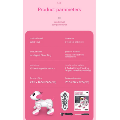 Perro Robot Control Remoto Inteligente